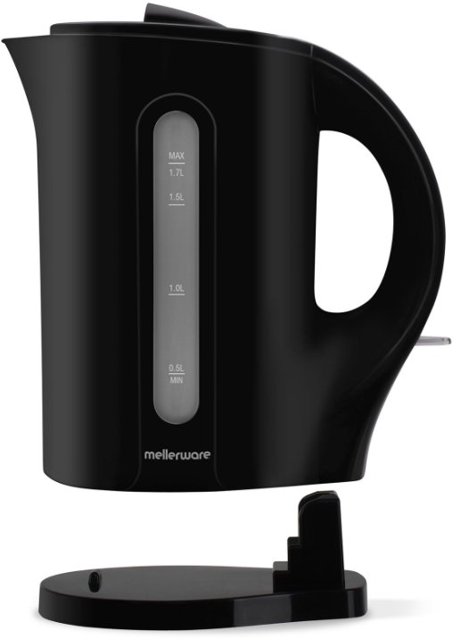 Mellerware Tugela 1.7L Black Cordless Plastic Kettle — image 1