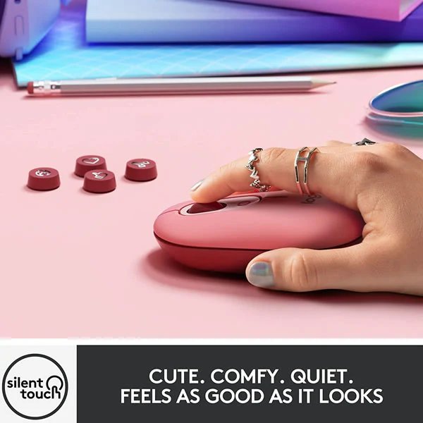 Logitech POP Heartbreaker Rose Wireless Mouse — image 1