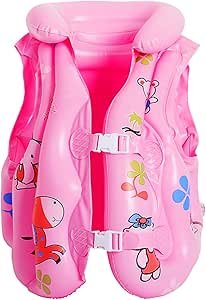 Casey Kids Small Inflatable Swimming Vest Pink — image 1