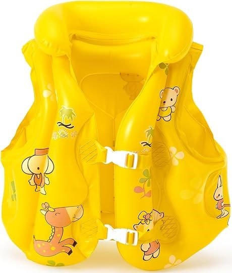 Casey Kids Small Inflatable Swimming Vest Yellow — image 1