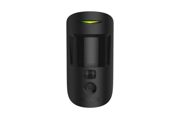 AJAX Security - MotionCam Jeweller - Black Wireless Indoor Motion Detector with Photo Camera | AJAX-MC-INDR-B — image 1