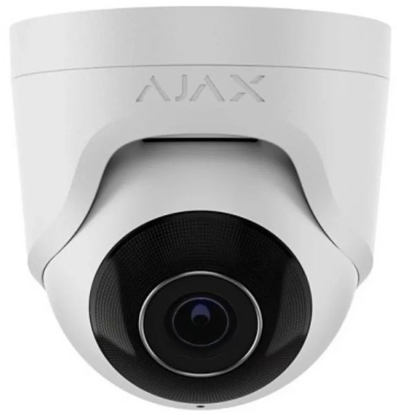 AJAX Security - 8MP IP White Turret Camera with a 2.8 mm Wide-view Lens | AJAX-TURRET-8MP-28-W — image 1