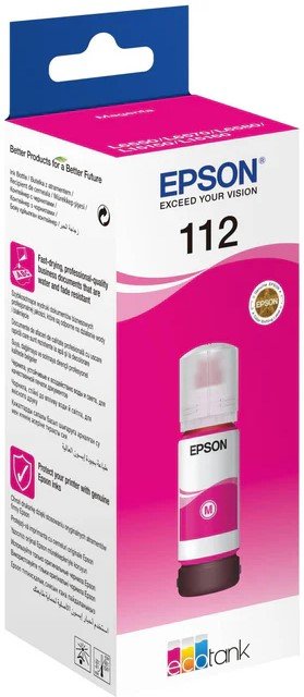 Epson 112 EcoTank Magenta Ink Bottle — image 1