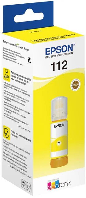 Epson 112 EcoTank Yellow Ink Bottle — image 1