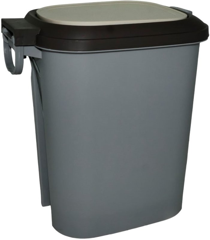 Casey 15 Litre Step On Pedal Waste Bin Grey — image 1