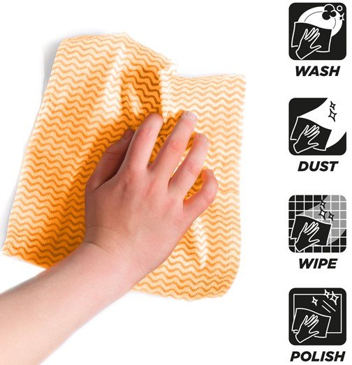 Tevo Blitz 35 Pack Roll Premium Multipurpose cleaning Cloths — image 1