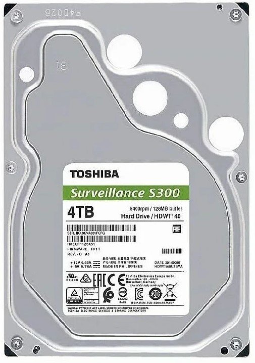 Toshiba S300 4TB Surveillance Hard Drive — image 1