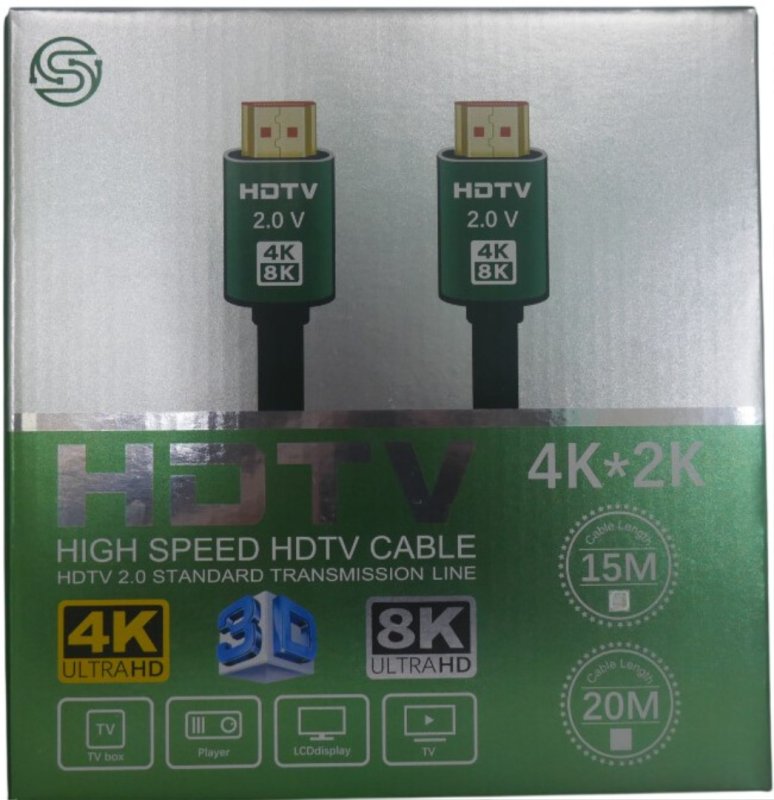 UniQue 4K 20 Meters Premium High Speed HDTV2.0 Cable — image 1
