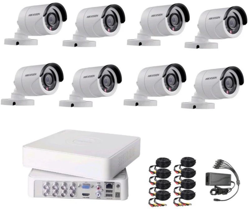Hikvision 8 Channel 720p DIY Complete Surveillance Kit — image 1