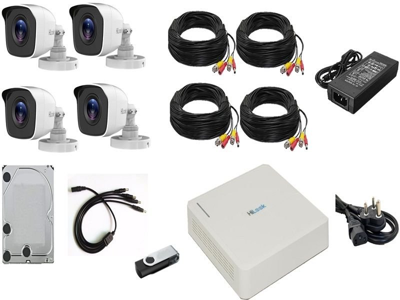 Hilook 16Ch 16x 2MP Bullet Cameras with 1TB SSD CCTV DIY Kit — image 1