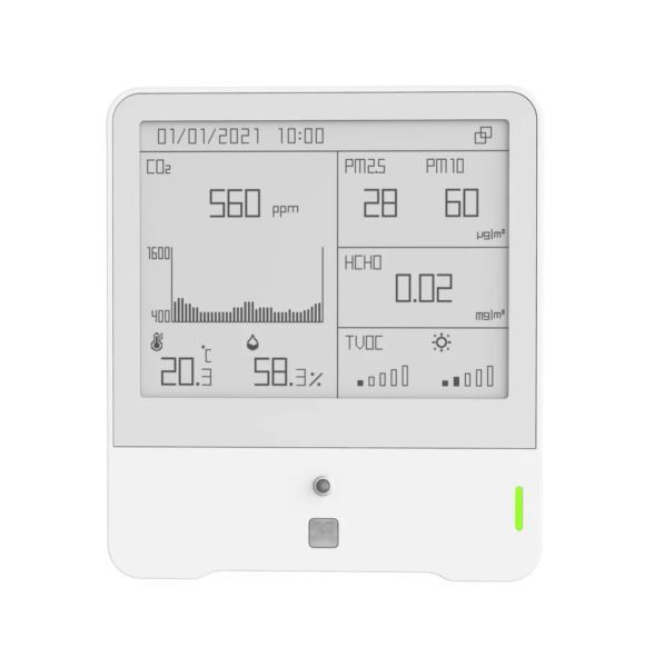 Milesight Indoor Ambience Monitor - Temp, Humidity, PIR, Light, TVOC, CO2, Barometric — image 1