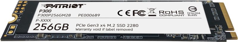 Patriot P300 M.2 PCIe Gen 3 x4 256GB SSD — image 1