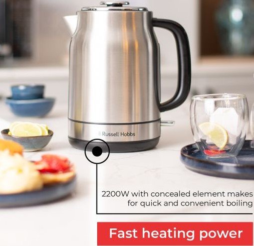 Russell Hobbs 1.7 Litres Cordless Stainless Steel Kettle — image 1