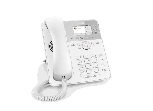 Snom D717 6-line Desktop SIP Phone in White - No PSU Included - Wide Colour TFT Display - USB — image 1