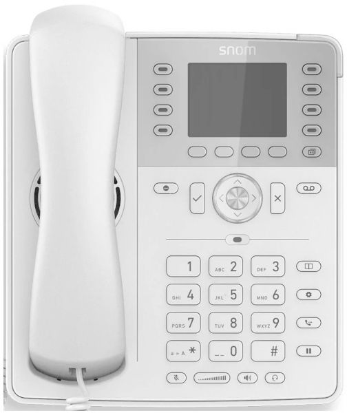 Snom D735 12-Line White Desktop SIP Phone | D735W — image 1