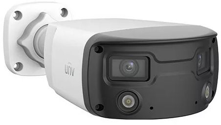 Uniview UNV 4MP ColorHunter OmniView Dual Lense 160° Fixed Bullet IP Camera 2x4mm | IPC2K24SE-ADF40KMC-WL-I0 — image 1