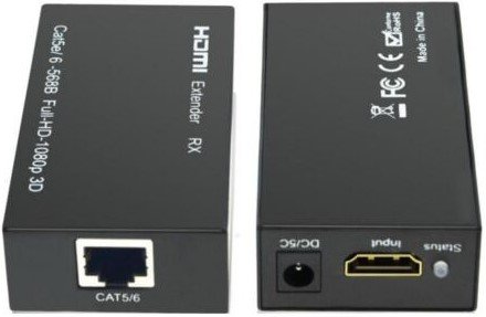UniQue HDMI Extender 60 MTR CAT5 CAT6 — image 1