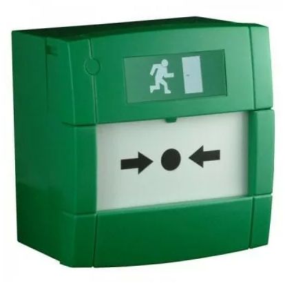 ZKTeco - Emergency Green Call Point - Resettable | ABK800 — image 1