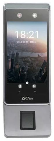ZKTeco - 2MP Wireless Facial Recognition Time & Attendance Terminal with Fingerprint — image 1