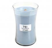 Woodwick Soft Chambray Large Candle Jar — image 1