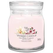 Yankee Candle Signature Collection Pink Cherry Vanilla Medium Jar — image 1