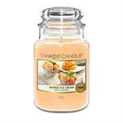 Yankee Candle Mango Ice Cream Large Jar Retail Box No — image 1
