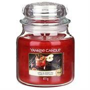 Yankee Candle Apple & Sweet Fig Medium Jar Retail Box No — image 1