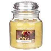 Yankee Candle Golden Autumn Medium Jar Retail Box No — image 1