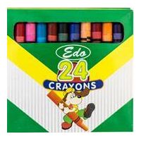Edo Wax Crayons 8mm Pack Of 24 — image 1