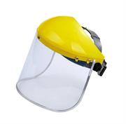 Casey Yellow Top Helmet Face Shield Anti Fog and Reusable — image 1