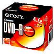 SONY DVD-R 16X4.7GB  JEWEL CASE — image 1