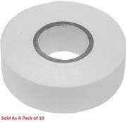 Ellies PVC 10 Metre Insulation Tape Pack Of 10 White — image 1