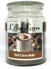 Lilly Lane Hot Chocolate Scented Candle Large Lidded Mason — image 1