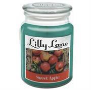 Lilly Lane Sweet Apple Scented Candle Large Lidded Mason — image 1