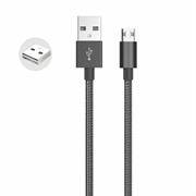 Whizzy Black Reversible Micro USB Charge And Data Sync Cable — image 1