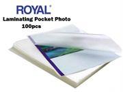 Royal Laminating Pocket Photo 100pcs — image 1