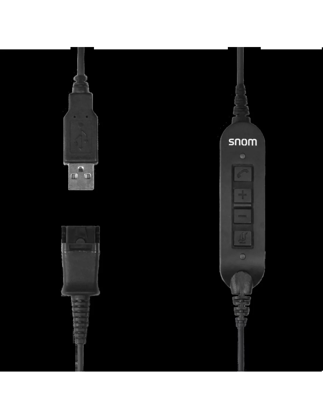 Snom USB Quick Release Adapter for A100M, A100D and PC - Integrated volume and call buttons. — image 1