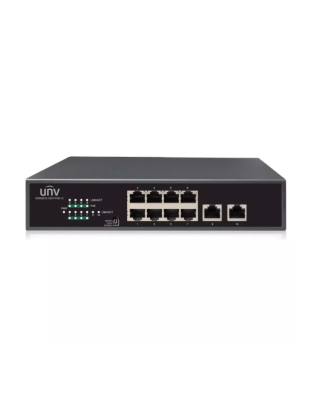 UNV - 8x Gigabit PoE Ethernet Port Switch, 2x Gigabit port — image 1