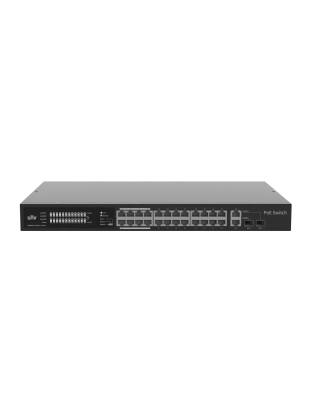 UNV - 24 x PoE Ports, 2 x Combo Ports, MAX Capacity 370W, 30W Per Port — image 1