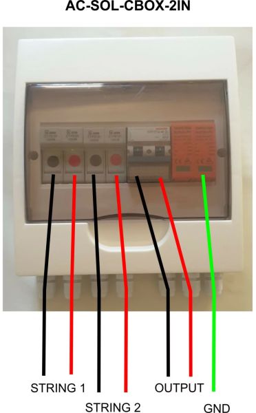 Acconet 250V Protection Box 2 Inputs 1 Outputs 50A Isolator 10A fuses — image 2