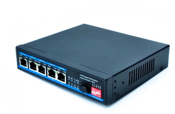 5 Port Gigabit MPPT Solar POE switch (Selectable IEEE802.3af/at/POE++) + 1 SFP port. — image 2