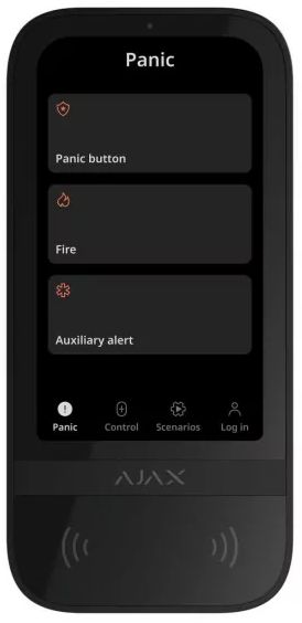 AJAX Security - Black Wireless Keypad Touch Screen | AJAX-KP-TS-B — image 3