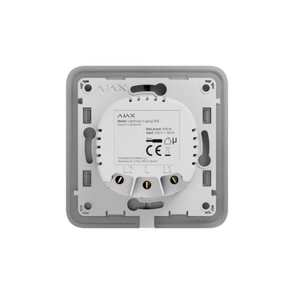 AJAX Security - LightCore (1-gang) Smart Switch, SoloButton not included | AJAX-LC-1-GANG — image 2