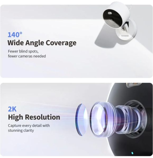Aqara Select 2K Smart Security Camera Black| AQ-CAM-G100-B — image 2