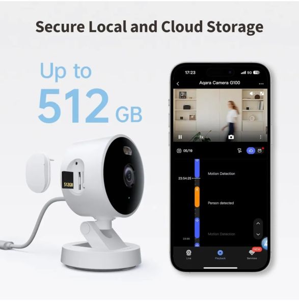 Aqara G100 Select 2K Security Camera White| AQ-CAM-G100-W — image 3