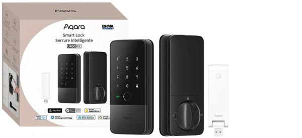 Aqara U400 Smart Door Lock Black | DL-D06D — image 2