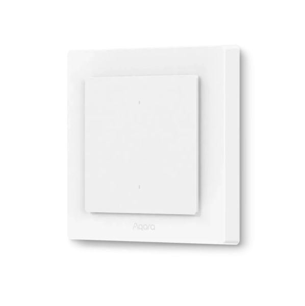 Aqara Light Switch H2 EU - 2 in 1 With Neutral & No Neutral (2 Buttons, 1 Channel) | AQ-CTRL-SW2-WALL — image 2