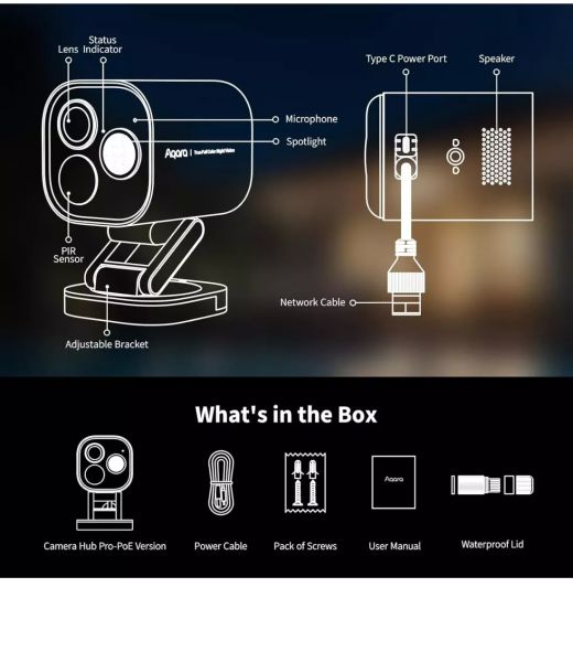 Aqara Camera Hub G5 Pro (PoE, White) | AQ-HUB-CAM-G5-PRO-POE-W — image 6