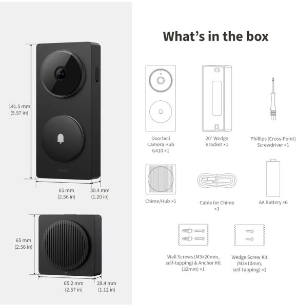 Aqara G4 HomeKit Video Doorbell Camera Hub | CH-C09D — image 2