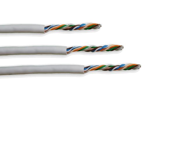 Essential CAT6 Indoor Ethernet Cable 100m Grey Solid Copper UTP Pull Box | CAT6-100-SC-GEN — image 2
